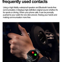 2025 New ECG Blood Pressure Blood Oxygen Blood Lipids Uric Acid Heart Rate Temperature Monitor AMOLED Bluetooth Call Smart Watch