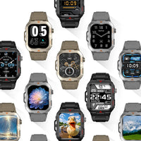 G.L Wear 2025 New Men's Smart Watch Outdoor Sports Health Monitor with LED Flashlight Bluetooth Call Women's Smartwatch