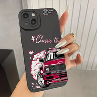 Phone Case for Samsung A54 5g A35 A34 A55 A52 A53 A32 A14 A13 A15 Case Galaxy S21 FE S22 S23 S24 Ultra Stylish Car Pattern Cover