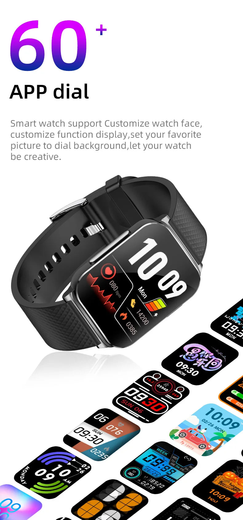 2025 New ECG+HRV Smart Watch Men Women Heart Rate Blood Pressure Body Temperature Sleep Monitor Fitness Pedometer Sports Watch