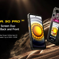 【World Premiere】Ulefone Armor 30 Pro 5G Rugged Phone Android 14 Smartphone 6.9" 120Hz 32GB+512GB 12800mAh Night Camera 64MP NFC