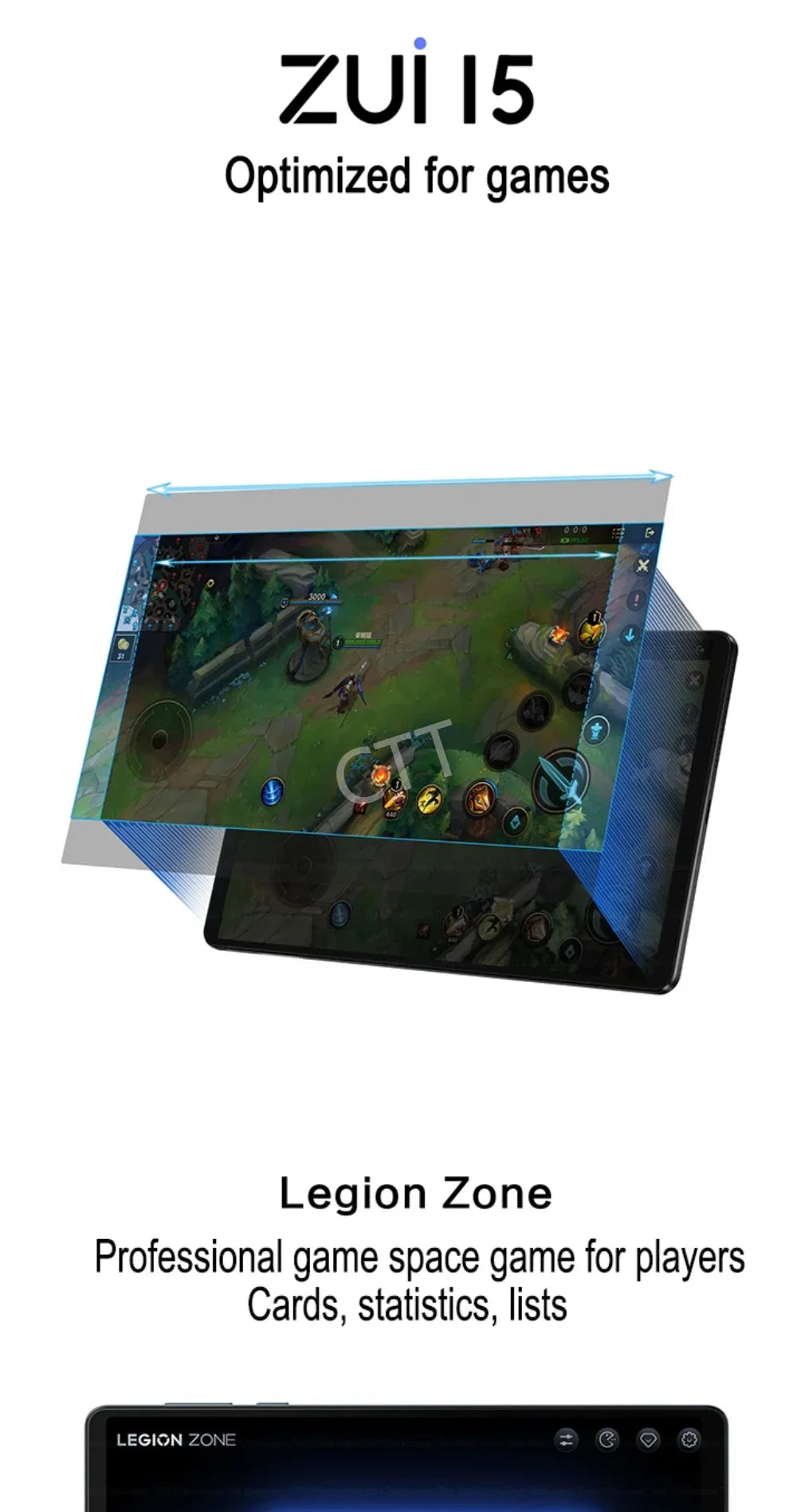 Global Rom Lenovo Pad LEGION Y700 2023 Snapdragon 8+ 12GB 256GB 2K 144Hz Display Screen ZUI15 WIFI Gaming Tablet PC Tab Tablet