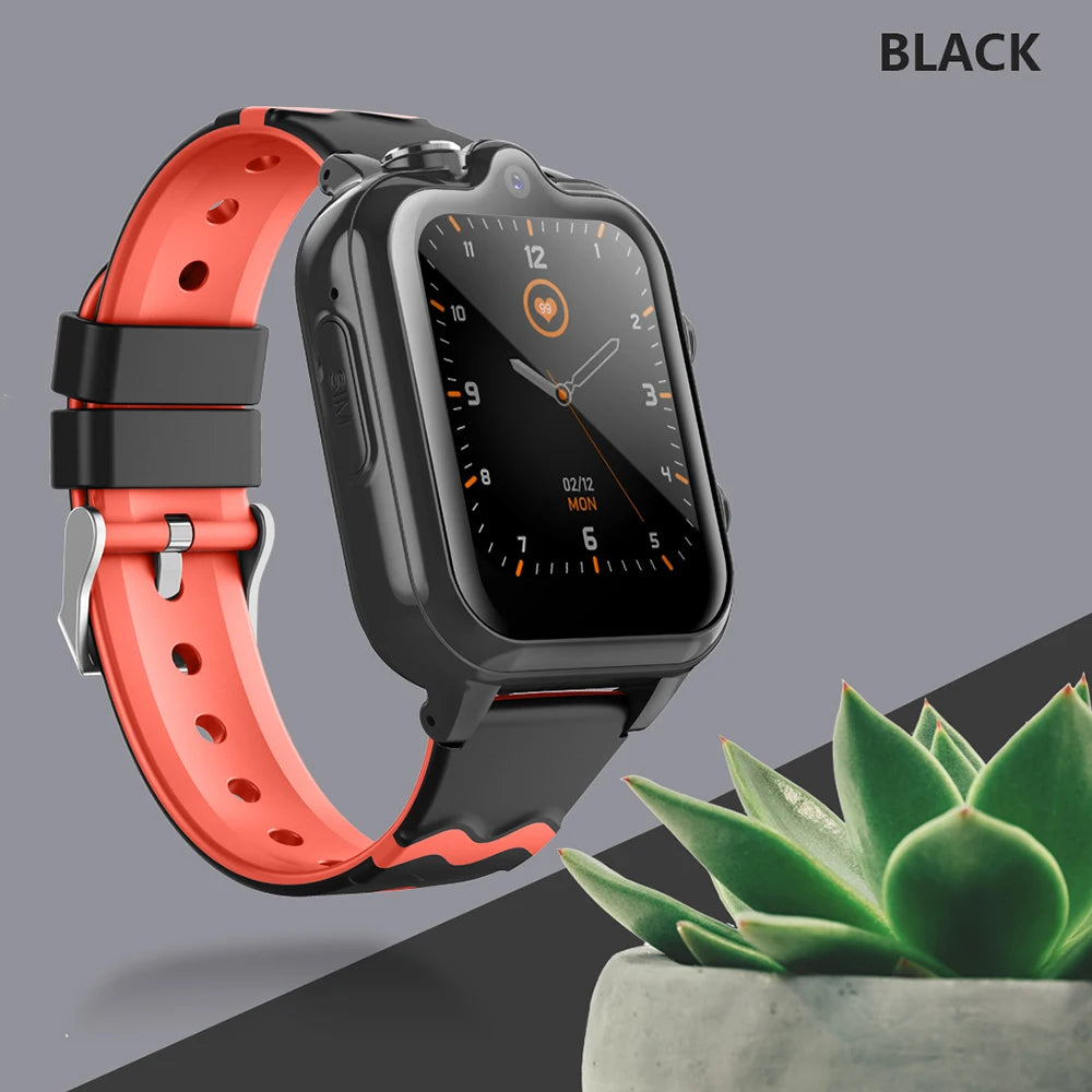 D35 4G Kids Smart Watch Video SIM ROM 8GB Call Phone Watch Monitor GPS SOS Location Monitor  Children Boy Girl Smartwatch Gifts