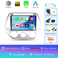 Car Radio For Hyundai i20 PB 2012 - 2014 Multimedia Video Player Wireless Carplay And Wireless Android Auto Portable Universal T