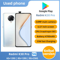 Redmi K30 Pro Android 5G Unlocked  6.67inch 12RAM 128ROM All Colours in Good Condition Original used phone