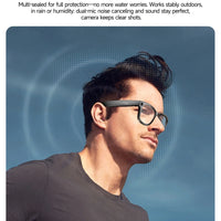 Smart AI Translation Smart Glasses Take Photos Recognizing Objects 4K Camera Bluetooth Music Call Intelligent Recording Glasses