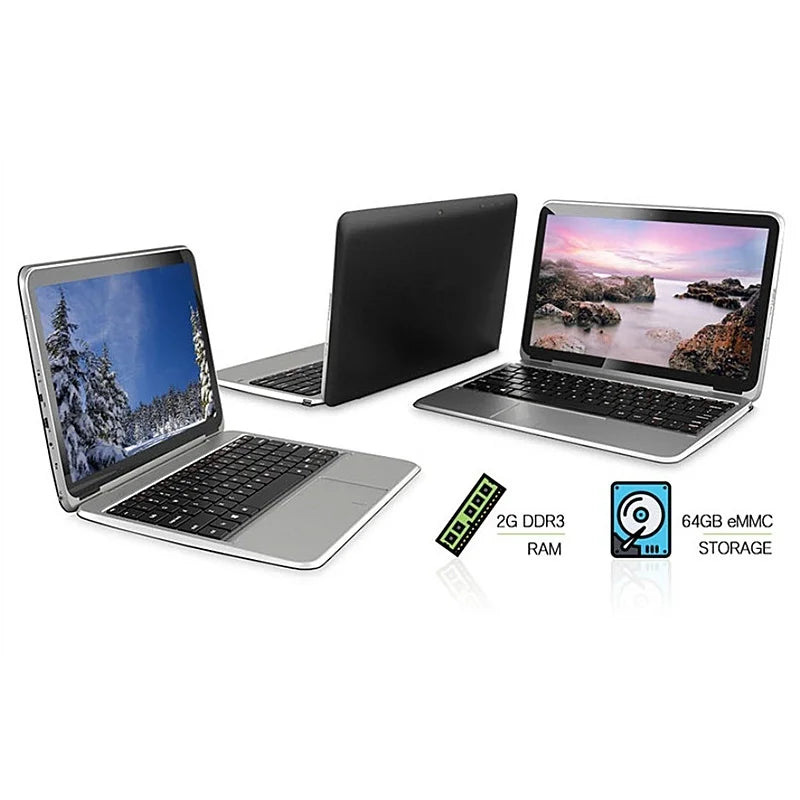 Windows 10 PC 11.6" Tablet 2GB DDR+64GB Flexx 11A With Docking Keyboard  x5-8300 CPU 1366*768 IPS Dual Cameras