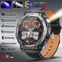 New Outdoor Sports Smart Watch Men For Xiaomi 5 ATM Waterproof GPS Motion Track Heart Rate HD Bluetooth Call UV Light SmartWatch