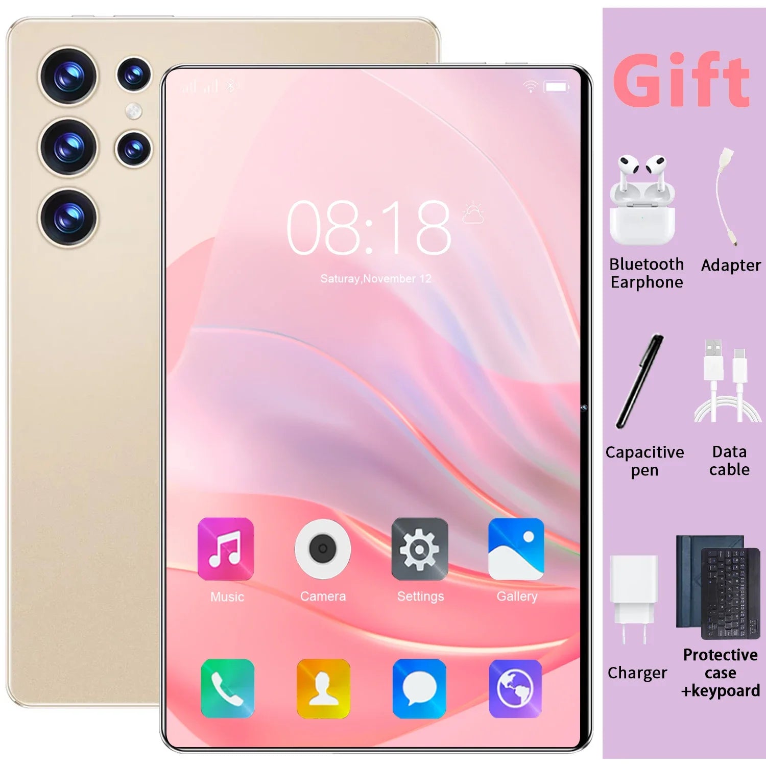 2025 Global New 10.36 inch tablet Android 14 Pad 15 Pro 16GB 1TB Snapdragon 8 Gen2 4KHD 5G WIFI Bluetooth WPS 20000mAh tablets