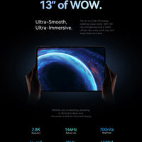 World Premiere ALLDOCUBE Ultra Pad 13'' 2.8K 144Hz Tablet Snapdragon 7+Gen3 18GB RAM 256GB ROM Android 15 15000mAh Cube AI