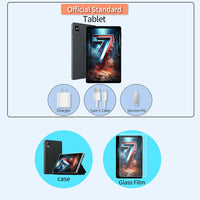Headwolf FPad7 8.4inch Tablet Android14 MTK Dimensity 7050 CPU 2560x1600 IPS/16GB+256GB/6500mAh/ 4G LTE Tablets