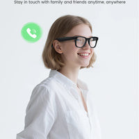 2025 New Smart Glasses 800W HD Camera AI Identification Touch 1080P HD Video Recording Al Voice Wireless Calling Smart Glasses