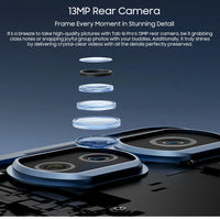 Blackview Android 14 Tab 16 Pro 11 Inch Touch Tablet 2K Screen 24GB +256GB 4G LTE+5G WiFi Gaming Tablets with Protective Shell