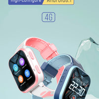 4G Kids Smart Watch 8GB ROM GPS WiFi Position Video Call Phone Android Watch Call Back Monitor with Sticker Children Smartwatch