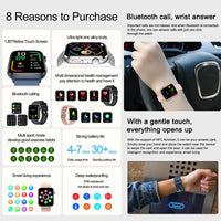 2025 Smart Watch For XIAOMI Women Full Touch Screen BT Call Waterproof Watches Sport Fitness Tracker Health Smartwatch Lady Gift