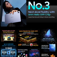 MEGA 1 Tablets Blackview 11.5 inch 2.4K 120Hz Display 8GB/12GB 256GB 50MP Camera 33W Fast Charging 8800mAh Battery MTK Helio G99