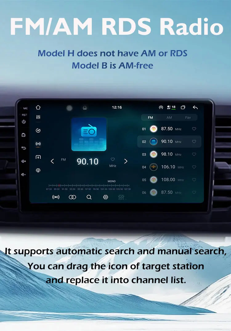 Car Radio Android 16 For Jeep Wrangler 3 JK 2010 - 2018 Carplay Stereo Head Unit Multimedia Video Player Wireless GPS Navigation