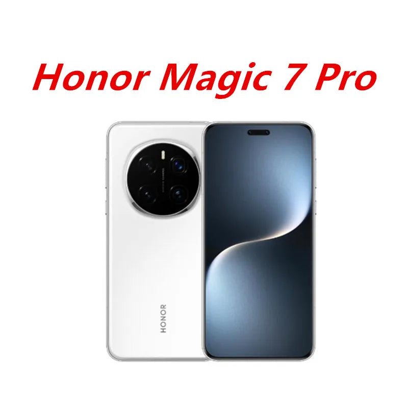 Original New Honor Magic 7 Pro 5G Mobile Phone 5850mAh Battery 100W 6.8 OLED  Android 15 NFC