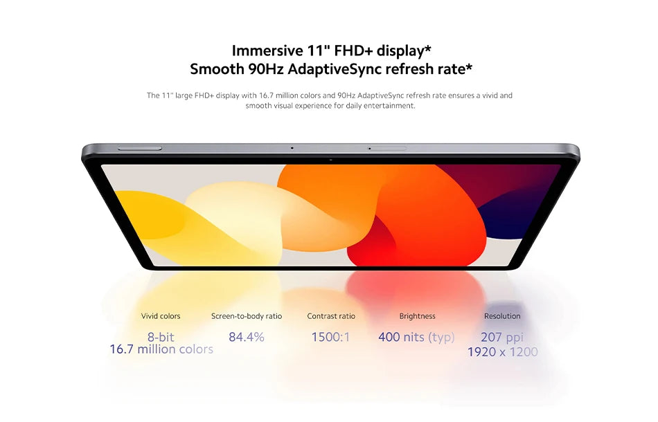 Global Version Xiaomi Redmi Pad SE Tablet EEA Version without Charger 11 Inches FHD 90Hz Display 680 8000mAh Battery Mi Pad