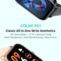 COLMI P81 Voice Calling Smart Watch Ultra 1.9 inch Screen 24H Health Monitor 100+ Sports Modes 100+ Watch Faces Smartwatch