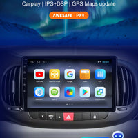 AWESAFE PX9 Car Radio Autoradio for  Fiat 500L 2012-2017  Wireless Carplay Screen Android Auto Stereo GPS Navi FM RDS BT SWC