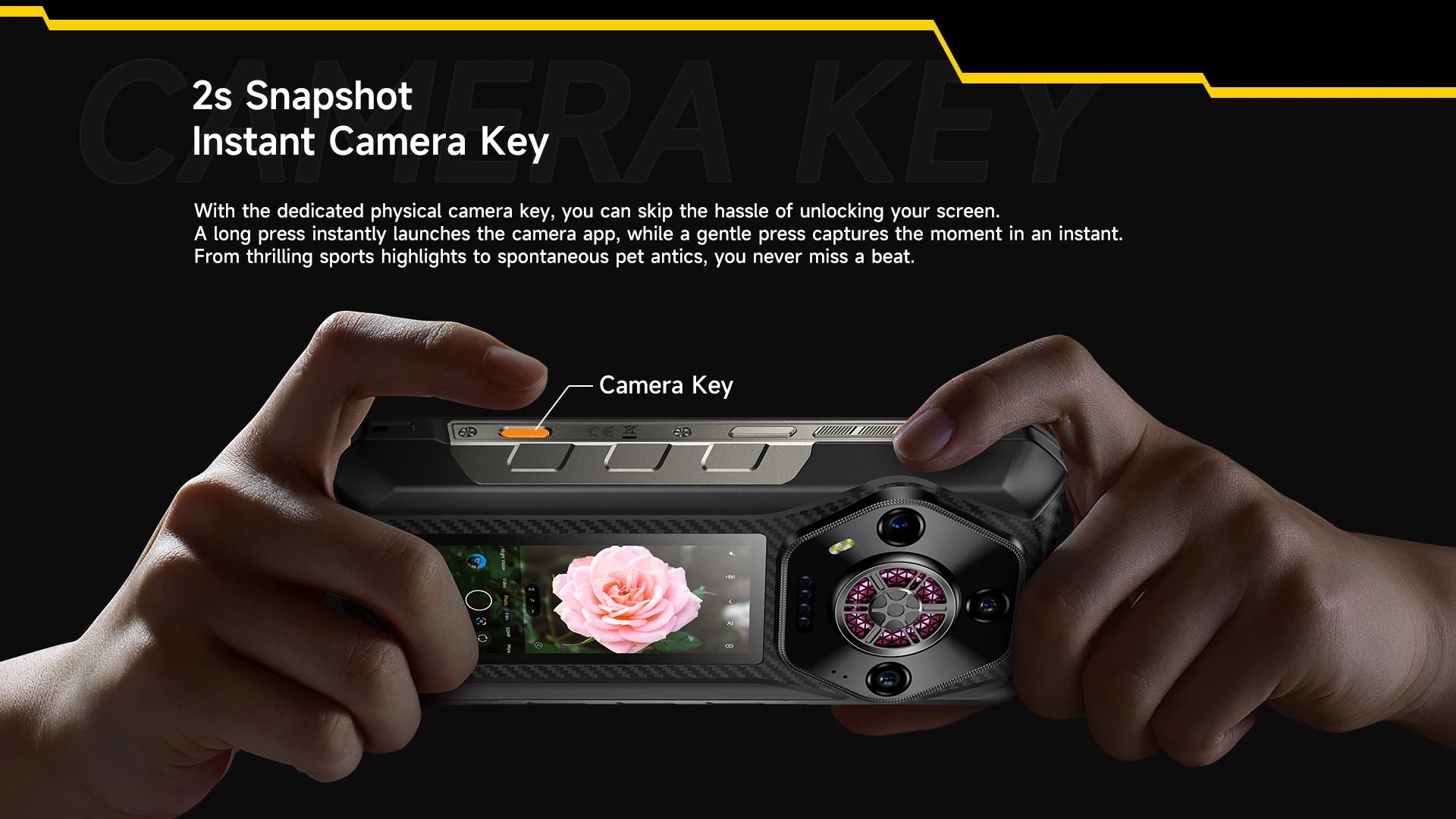 Ulefone Armor 30 Pro 5G Rugged Phone Android 14 Smartphone 6.9" 120Hz 32GB+512GB 12800mAh Night Camera 64MP NFC 66W