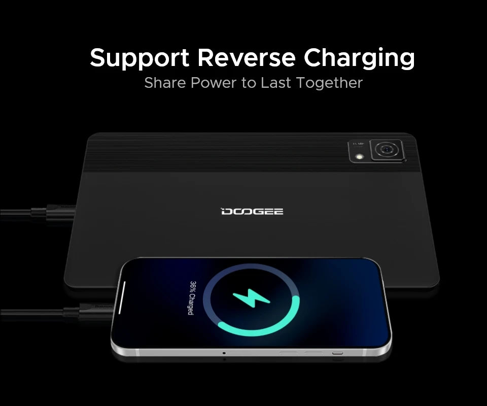 DOOGEE T40 Android Tablet 14 11 ''IPS 2.5K 8GB RAM 512GB ROM Helio G99 8580mAh 18W Charge Face Unlock 7.6mm ultra-thin Tablet