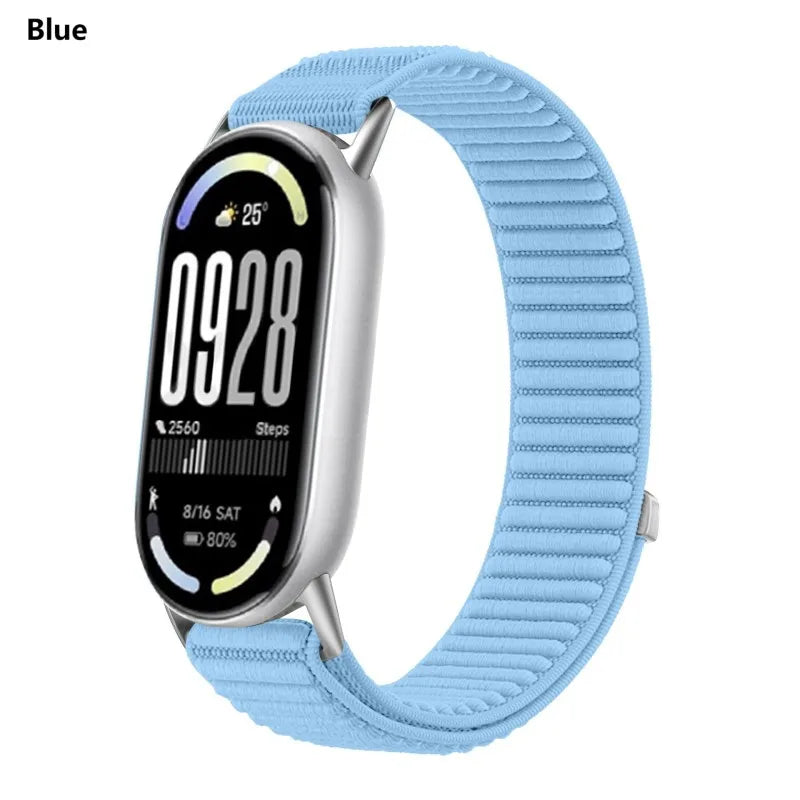 Nylon Loop Strap for Xiaomi Mi Band 10 9 8 Replacement Wristband Bracelet for Xiaomi Mi Band 9/ 10 /8 Watchband Accessories