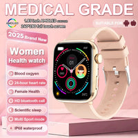 2025 Smart Watch For XIAOMI Women Full Touch Screen BT Call Waterproof Watches Sport Fitness Tracker Health Smartwatch Lady Gift