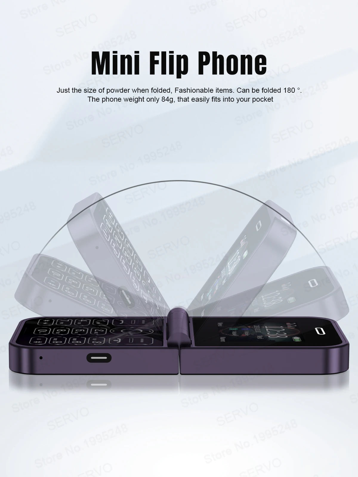 SERVO F15 Mini GSM Flip Mobile Phone 2 SIM Blacklist Magic Voice Auto Call Record Speed Dial MP4 Torch Cute Tiny Fold Cellphones