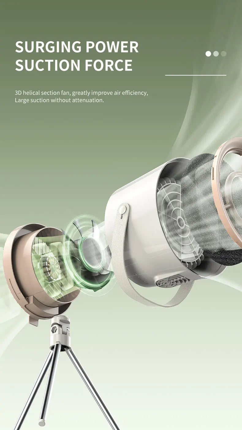 Portable Fan, Small Kitchen Hood, Extractor, USB Power Supply, Office Kitchen Hood, Mini Suction, Vacuum Hood, New, 2024