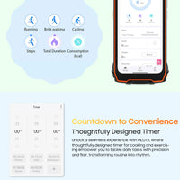 Blackview OSCAL PILOT 1 Rugged Phone, 6GB+ 256GB ,Helio G81 Smartphone Android14, 6.67'' Display Mobile Phone, 15000mAh, NFC
