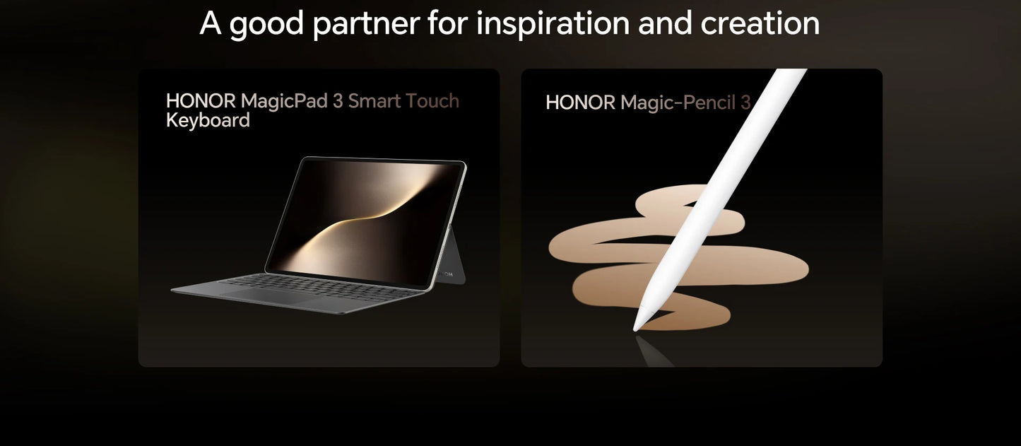 Global Version Original HONOR MagicPad 3 Tablet Snapdragon 8 Gen 3 13.3'' LCD 165Hz HONOR Eye Comfort Display 12450mAh Battery