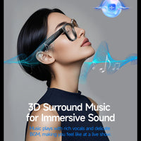 Smart AI Translation Smart Glasses Take Photos Recognizing Objects 4K Camera Bluetooth Music Call Intelligent Recording Glasses