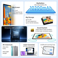 Original Lenovo Xiaoxin Pad 12.1 2025 Tablet TB365FC 128GB 256GB ROM MediaTek Dimensity 6400 12.1'' 90Hz 10200mAh 45W Charging