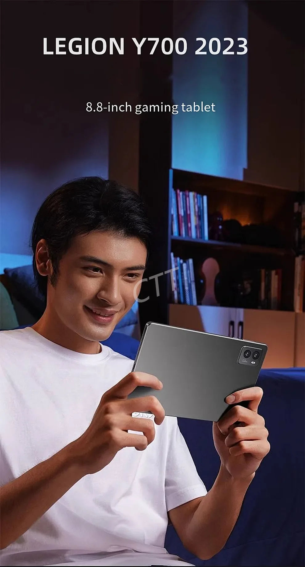 Global Rom Lenovo Pad LEGION Y700 2023 Snapdragon 8+ 12GB 256GB 2K 144Hz Display Screen ZUI15 WIFI Gaming Tablet PC Tab Tablet