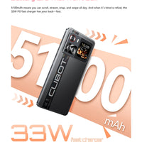 6.88-Inch Android Smartphone 5G Cubot X100, Dimensity 7025, 6nm, 2.5GHz, 16GB(8+8), 256GB, 64MP Camera, 5100mAh Battery, NFC