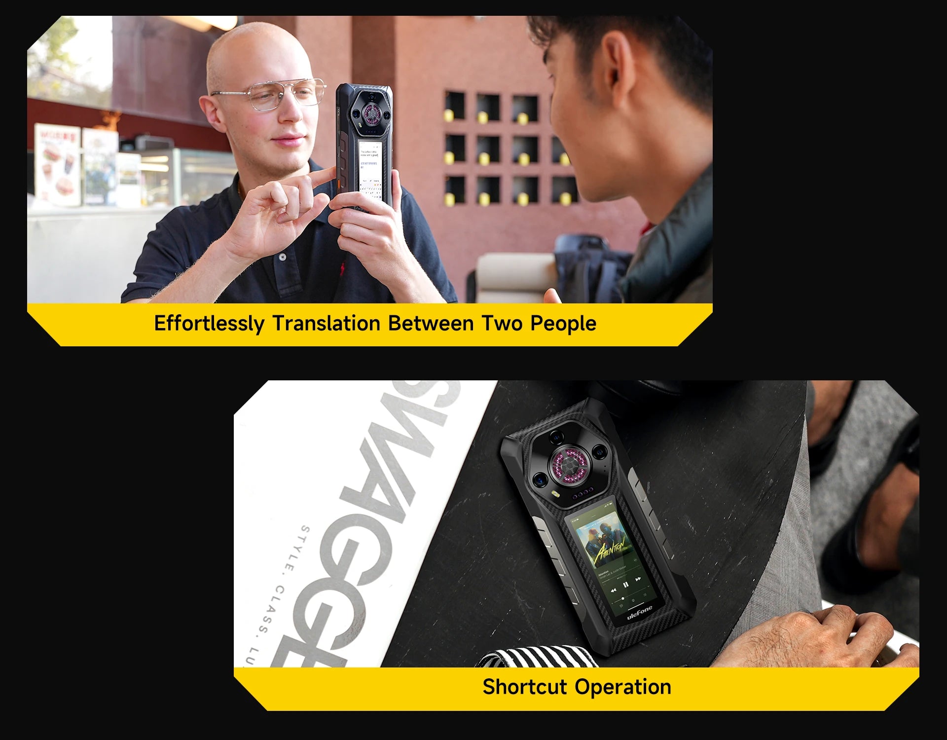 Ulefone Armor 30 Pro 5G Rugged Phone Android 14 Smartphone 6.9" 120Hz 32GB+512GB 12800mAh Night Camera 64MP NFC 66W