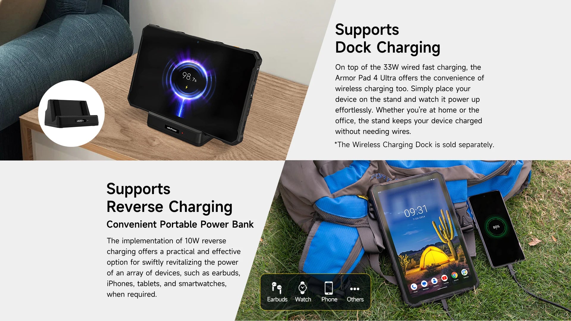 Ulefone Armor Pad 4 Ultra 5G Rugged Tablet  Thermal lmaging 10.36"2K Up to 16GB RAM 256GB ROM Android 14 11800mAh