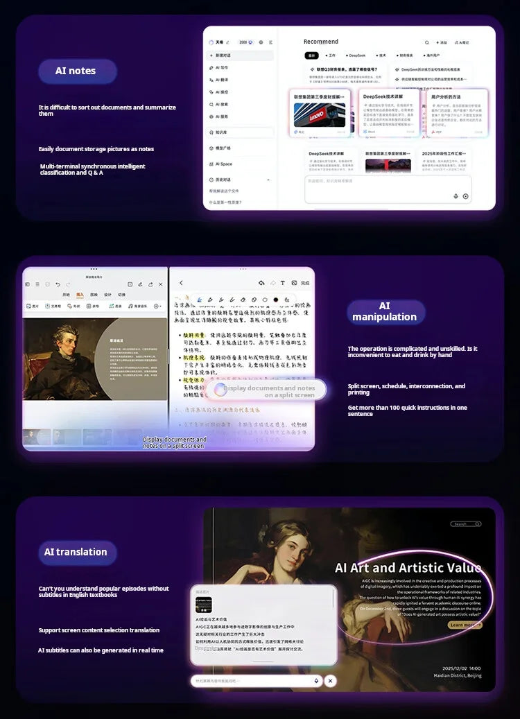 Lenovo Xiaoxin Pad pro GT 11.1'' 128GB 256GB Snapdragon 8 Gen3 144Hz 3.2K LCD 13MP Camera 8860mAh 68W Charging Tablet