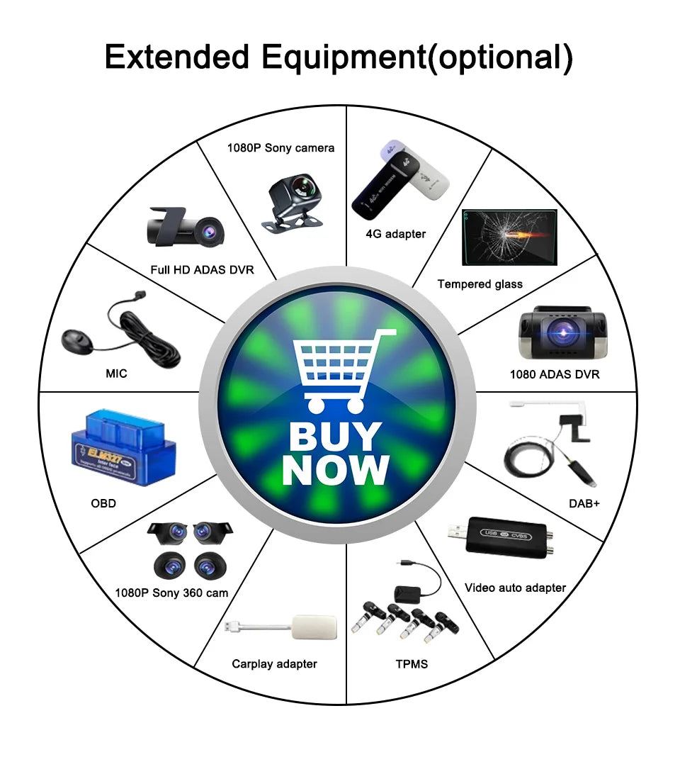 Car Radio For Hyundai i20 PB 2012 - 2014 Multimedia Video Player Wireless Carplay And Wireless Android Auto Portable Universal T