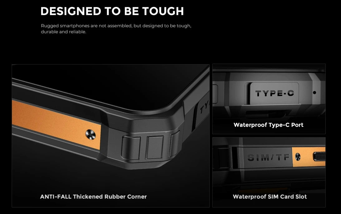 Fossibot F101 PRO Robust 120Hz 5,45 inch Screen 8GB + 128GB 10600mAh 18W Fast Charging Android13 Mobile Phone