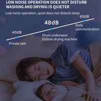 Fully automatic drum type underwear washing machine mini washing and drying integrated small underwear and sock washing machine