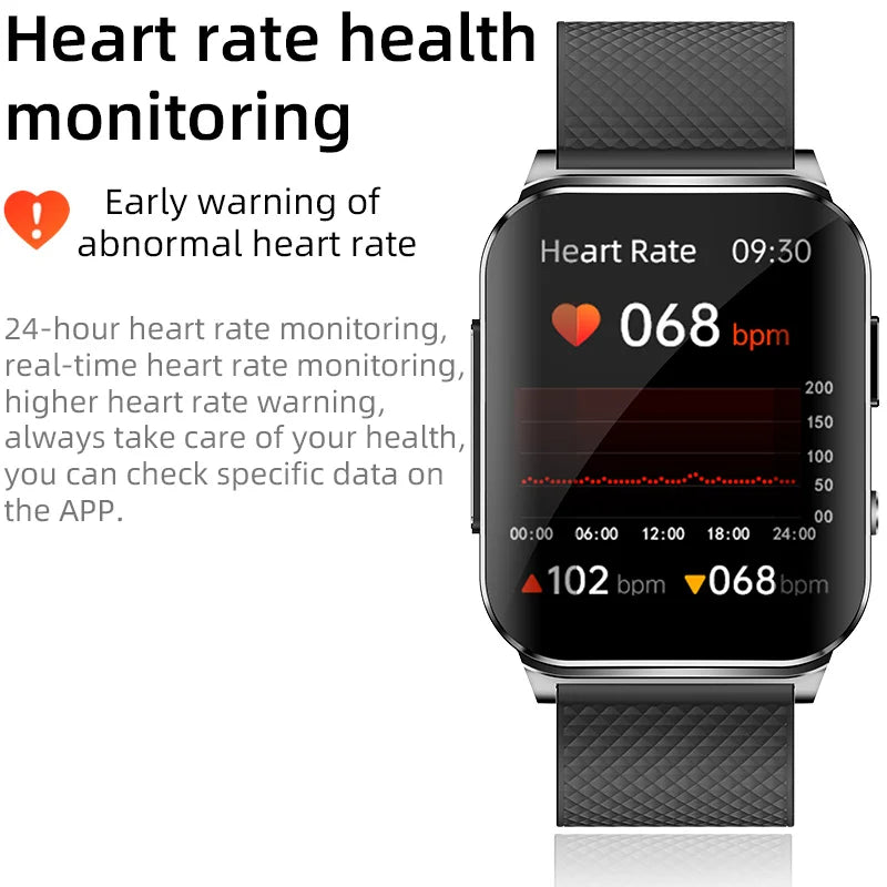 2025 New ECG+HRV Smart Watch Men Women Heart Rate Blood Pressure Body Temperature Sleep Monitor Fitness Pedometer Sports Watch