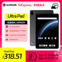 World Premiere ALLDOCUBE Ultra Pad 13'' 2.8K 144Hz Tablet Snapdragon 7+Gen3 18GB RAM 256GB ROM Android 15 15000mAh Cube AI