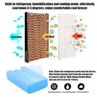 70W Portable Air Conditioner Conditioning Fan Humidifier Cooler Cooling 220V Air Conditioner Timed Cooling Fan Humidifier+Gift