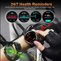 Swim Smartwatch Outdoor GPS Watch Sports Fitness Tracker Health Military Waterproof Watch BT5.3 Call Smart Watch for Android iOS