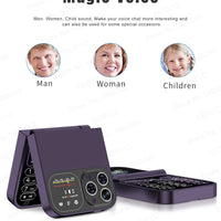 SERVO F15 Mini GSM Flip Mobile Phone 2 SIM Blacklist Magic Voice Auto Call Record Speed Dial MP4 Torch Cute Tiny Fold Cellphones
