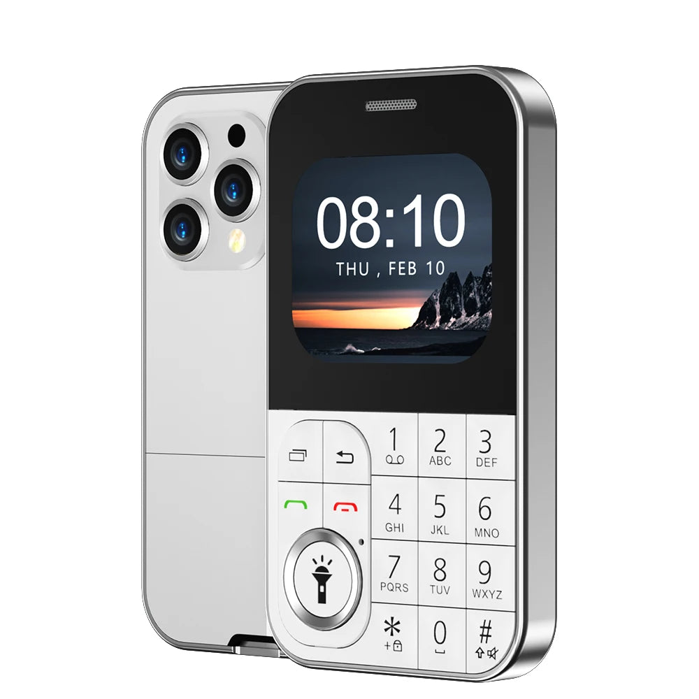 SERVO V9 Small Mobile Phone 2 SIM Cards Magic Voice Speed Dial MP4 Player Rear Camera Flashlight FM Radio 2G GSM Mini Cellphones