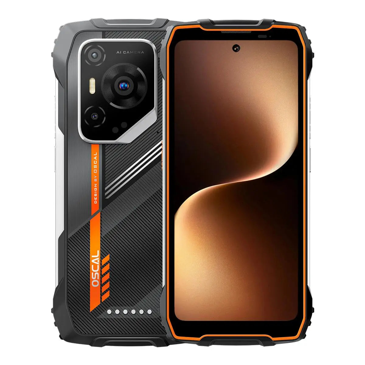 Blackview Oscal Pilot 3 5G AI Rugged Phone 12GB+256GB 6.78" 2.4K Display 7500Amh Battery Android 15 MTK 6300 5G NFC Smartphone